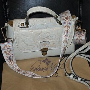 Patricia Nash Castile Baguetta leather satchel